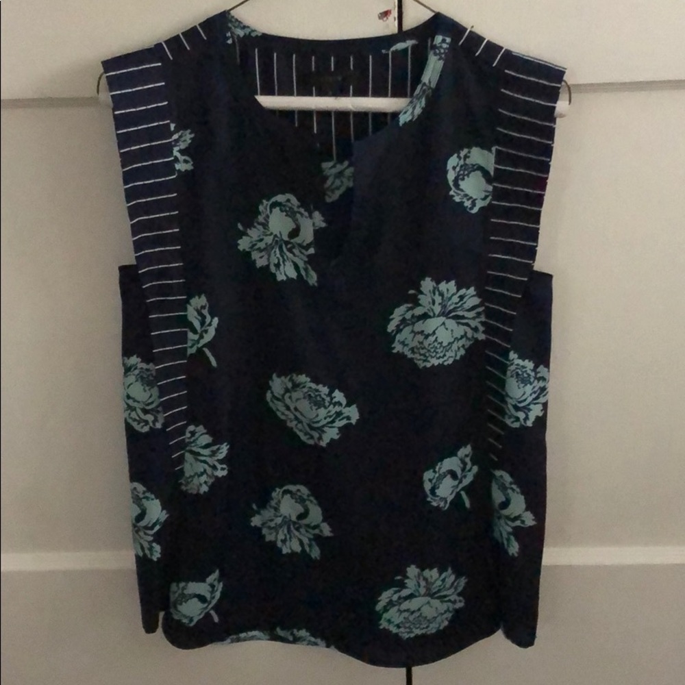 J. Crew Floral Blouse